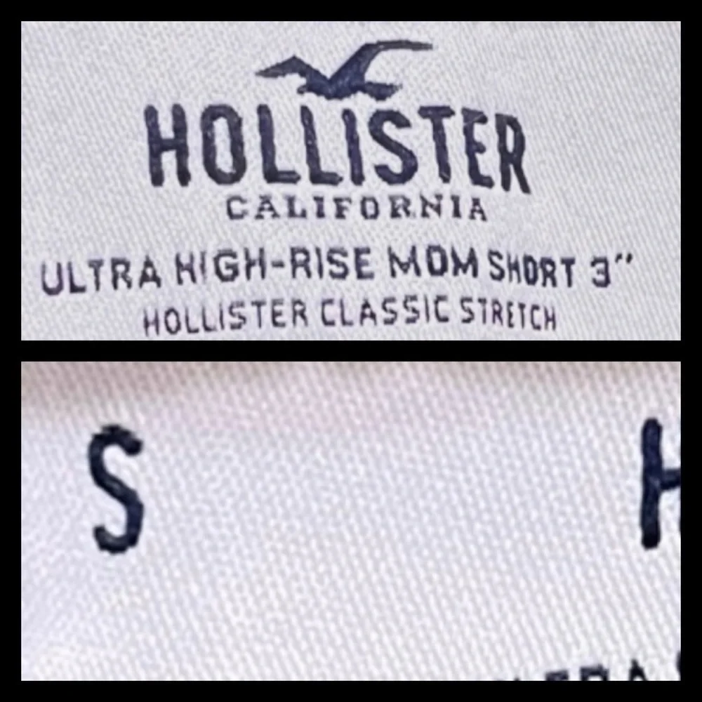 Hollister California Ultra High-Rise Mom Short Stretch Camo 3”  Women’s Size S - Picture 7 of 11